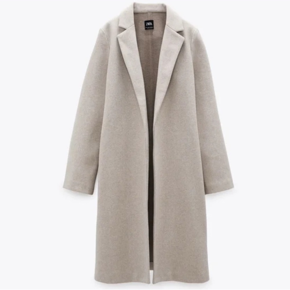 Zara Long Beige Coat